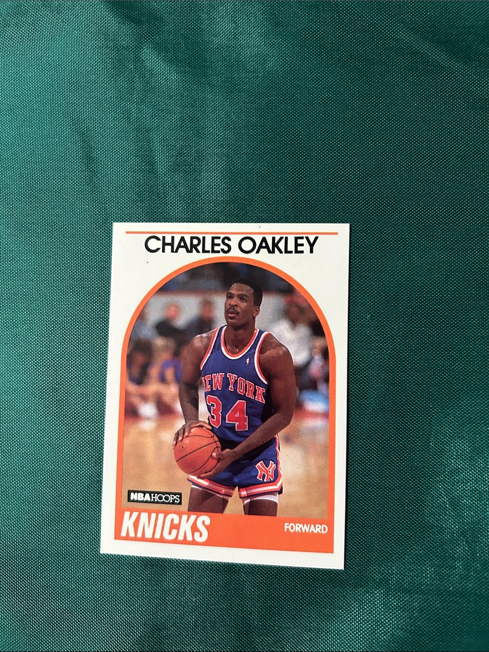Charles Oakley New York Knicks Trading Card - Orange/Blue